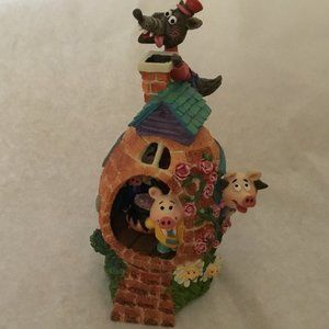 The Three Little Pigs Limited Edition Hand Painted Egg By The Franklin Mint